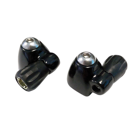 Downtube Cover/AdjustersBlack anodisedPair