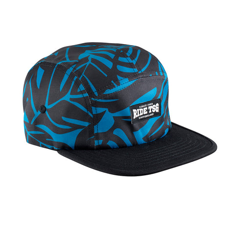 5 Panel CapFloral Blue