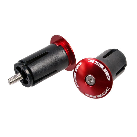 Endocrine Road Bar PlugsCNC Aluminium end capsBlack, Red, Blue or silver anodised finish