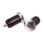 Endocrine Road Bar PlugsCNC Aluminium end capsBlack, Red, Blue or silver anodised finish