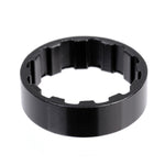 Headset spacers 1 1/8"Alloy with splined inner.30% lighter than std.
