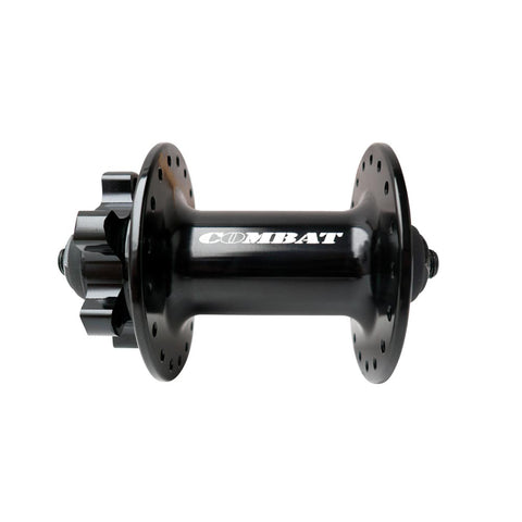 Combat Front Disc HubÂ  36H Black anodised.
