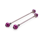 Hex Key Skewers Alloy with steel shaft. Anti-Slip Nut. Standard length.