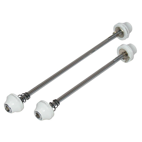 Hex Key Skewers Alloy with steel shaft. Anti-Slip Nut. Standard length.