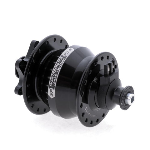 PD8/PL8 100mm Disc brake dyno hubUltra Small Dynamo Hubunmatched efficiency of 72%