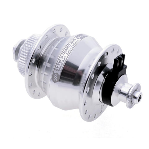 PD8/PL8 100mm Disc brake dyno hubUltra Small Dynamo Hubunmatched efficiency of 72%
