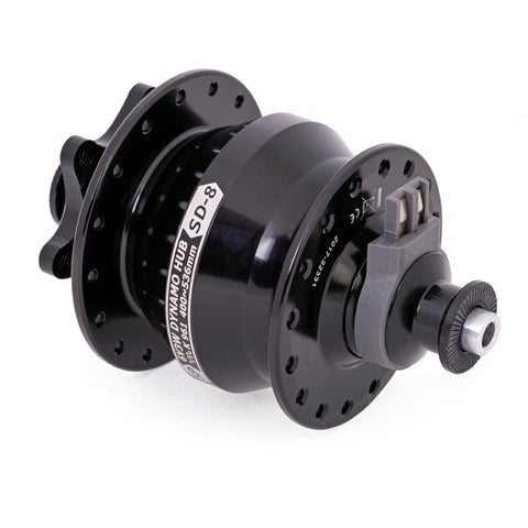 SD8 Small Dynamo HubFront - 6V-3W - 9mm QR Disc Mount