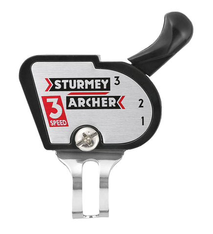 SLS3C R3 ShifterClassic thumb shifter for use with Sturmey Archer 3-speed hubs.