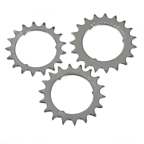 HSL Series Sprockets3-dog cogs for use with Sturmey Archer speedhubs.