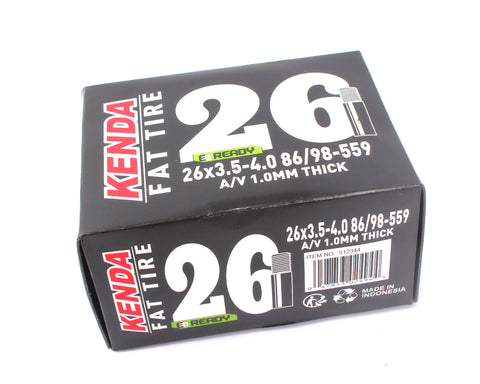 Bicycle inner tube KENDA 26 x 3.5 -4.0 inch AV
