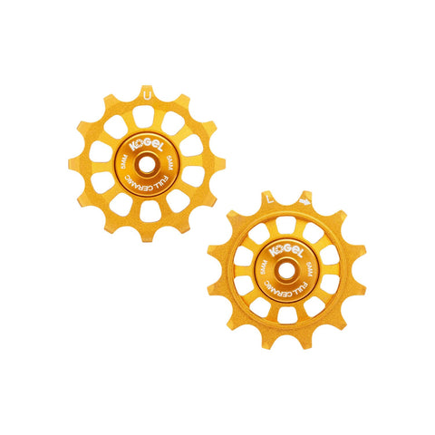 Kogel Gen 2 Pulley Set Gold - Road / 12/12T Full Ceramic