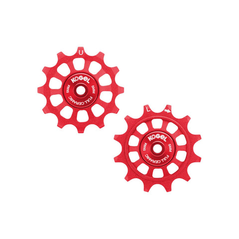 Kogel Gen 2 Pulley Set Red - Road / 12/12T Full Ceramic