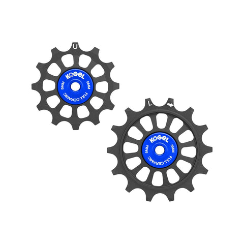Kogel Gen 2 Oversized Pulley Set Black - Road / 12/14T Full Ceramic