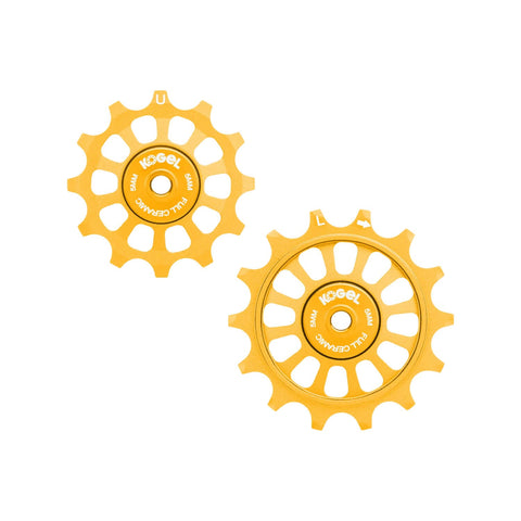 Kogel Gen 2 Oversized Pulley Set Gold - Road / 12/14T Full Ceramic