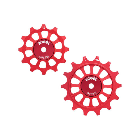 Kogel Gen 2 Oversized Pulley Set Red - Road / 12/14T Full Ceramic