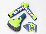 Mafiabikes LA PLAGA Accessories Pack Railed Seat Pad and Griptape for Wheelie / MTB Bikes