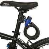 Oxford Cable Lock 12mm x 1800mm Bicycle Lock & Bracket (Key Lock Type)