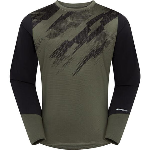 JERSEY Flux LS Trail men MGN/BK MD - MCL23W5904