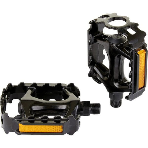 Alloy trekking pedals, 9/16 inch black