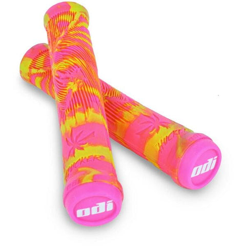 Hucker BMX Grips NO Flge 160mm Pnk Yell
