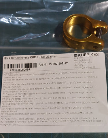 BMX seat clamp KHE PRISM 28.6mm