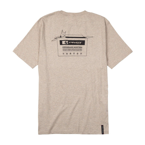 Pivot Cycles Carl Unboxed T-Shirt Heathered Latte / 2XL