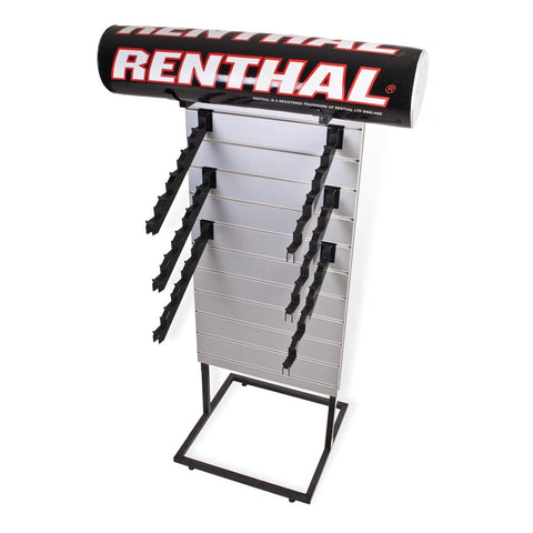 Handlebar POS DisplaySlatwall fitting. Six arms (3 pairs).Inflatable Large Renthal Bar Pad.