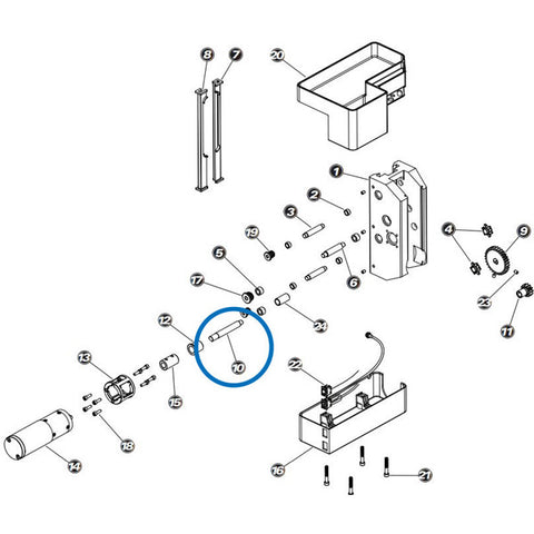 SPRE Park Drive gear shaft