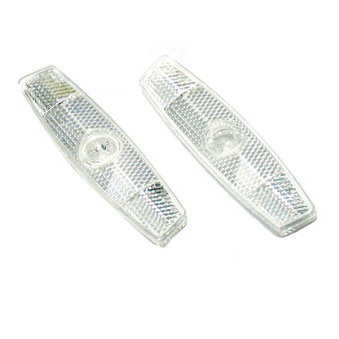 Wheel ReflectorsBS-6102, spoke fit White Pr.