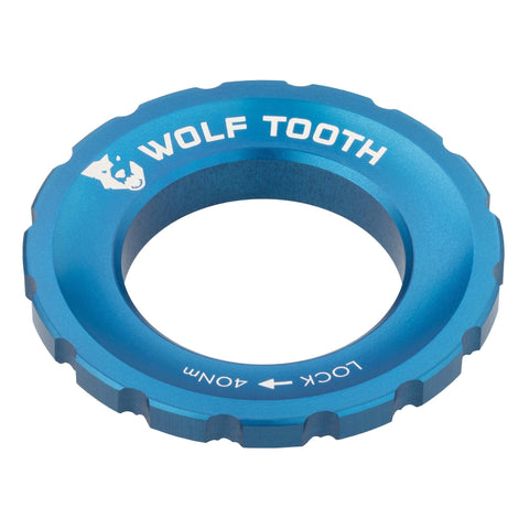 Wolf Tooth Centrelock Rotor Lockring External Spline Blue / One Size