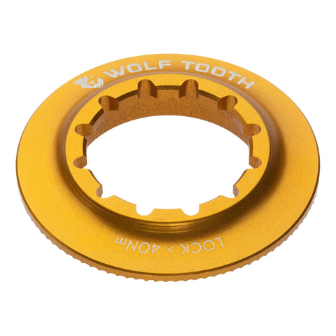 Wolf Tooth Centrelock Rotor Lockring Internal Spline Gold / One Size