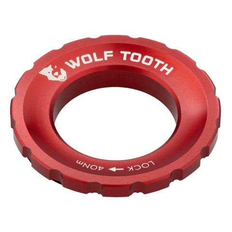 Wolf Tooth Centrelock Rotor Lockring External Spline Red / One Size
