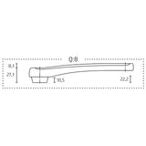 MIRANDA Delta Plus Crank Set (RHS & LHS) 170mm Q: 8 for ISIS standard