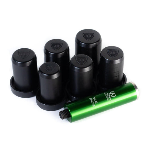 Abbey Bike Tools Front Fork Seal Press Set Black / 32 to 40mm