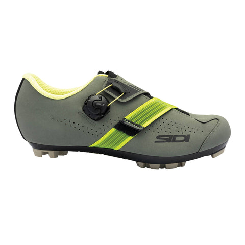 Sidi Aertis XC Shoes - Two Toned Military/Yellow / 48