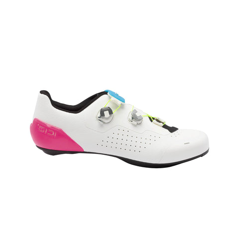 Sidi Genius X Wyve Road Shoes - Fluo Colours White Fluo / 44