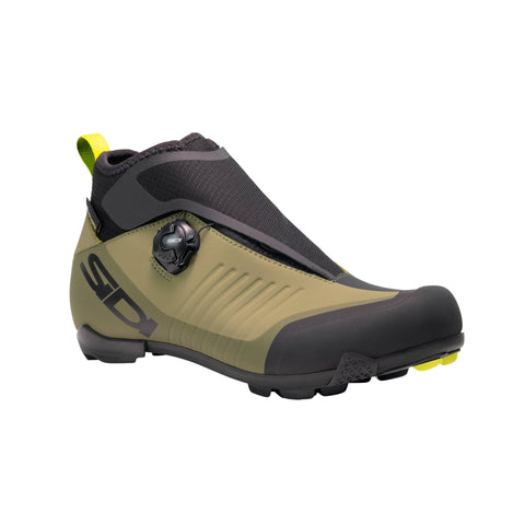 Sidi Hiemx MTB Shoes - Two Toned Black/Green Olive / 40
