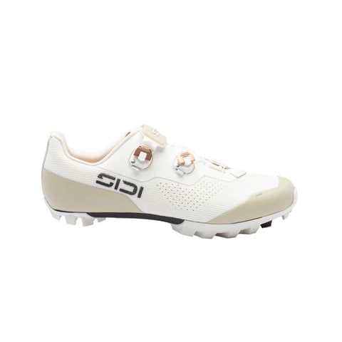 Sidi Dominator X Women's Gravel Shoes - Two-Toned Ice White/Sand / 38