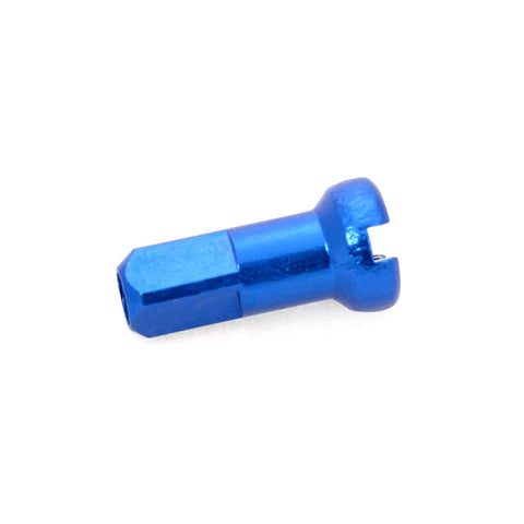 Alloy Race Nipplesregular type - 1/2" x 14g. Anodised colours.