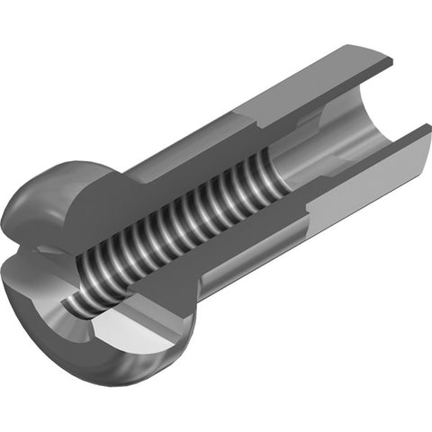NIPPLES DT 2x12mm ProLck Brass SR x100