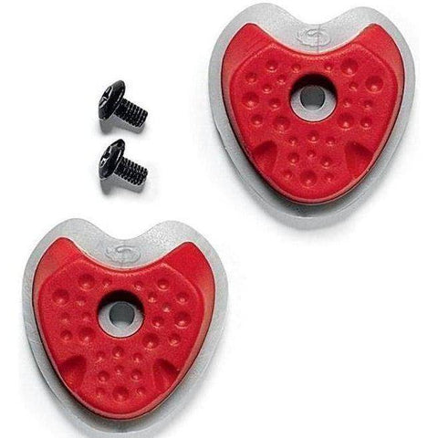 Sidi Replaceable Heel Carbon Soles Silver/Red / One Pair