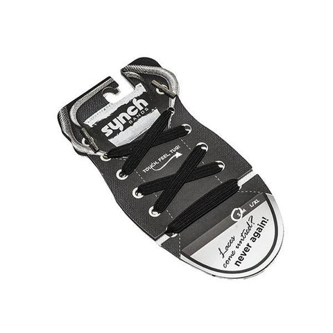 Synch Bands Shoelaces - Black Jack - S/M