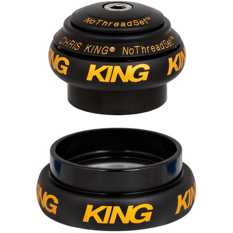 Chris King NoThreadSet Tapered EC34/EC44 Headset Two Tone Black/Gold / 1-1/4 inch