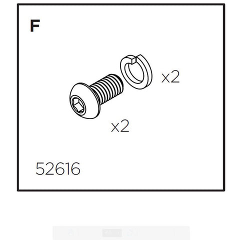 SPRE Thule PnP bolt and washer - THPS52616