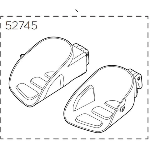 CH/SEAT 52745 Yepp Maxi Footrests L&R - THYS52745