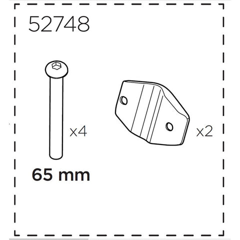 CH/SEAT 52748 Yepp Maxi plates & screws - THYS52748