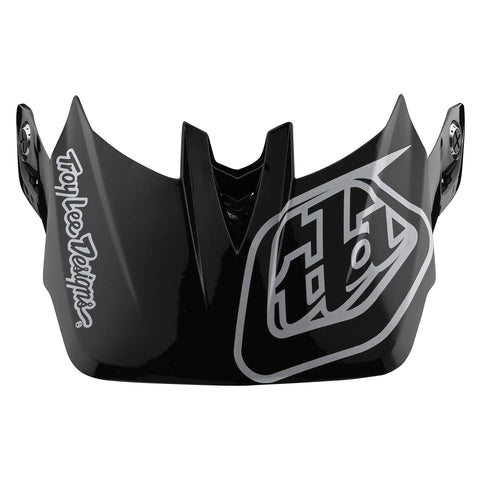 Troy Lee Designs D4 Helmet Replacement Visor Mirage - Sram Black/Red / One Size