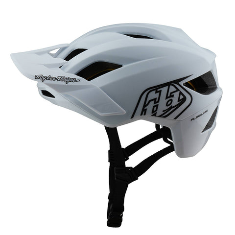 Troy Lee Designs Flowline MIPS Helmet Point - White/Black / XL/2XL