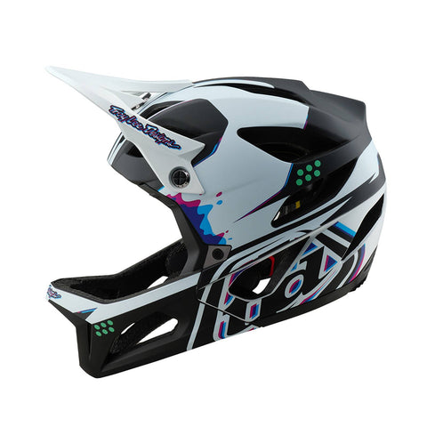 Troy Lee Designs Stage MIPS Helmet Trooper - White / XS/S