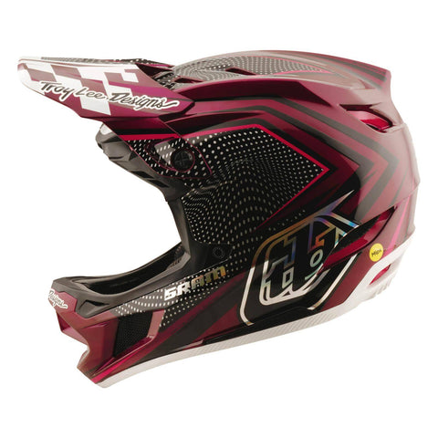 Troy Lee Designs x SRAM Radioscape D4 Carbon Helmet Black/Berry / L